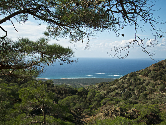 Akamas, Blick zum Lara Strand